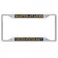 Us Navy Master-at-arms Enlisted Rating Insignia License Plate Frame For Front Or Back Of Car Officially Licensed United States 