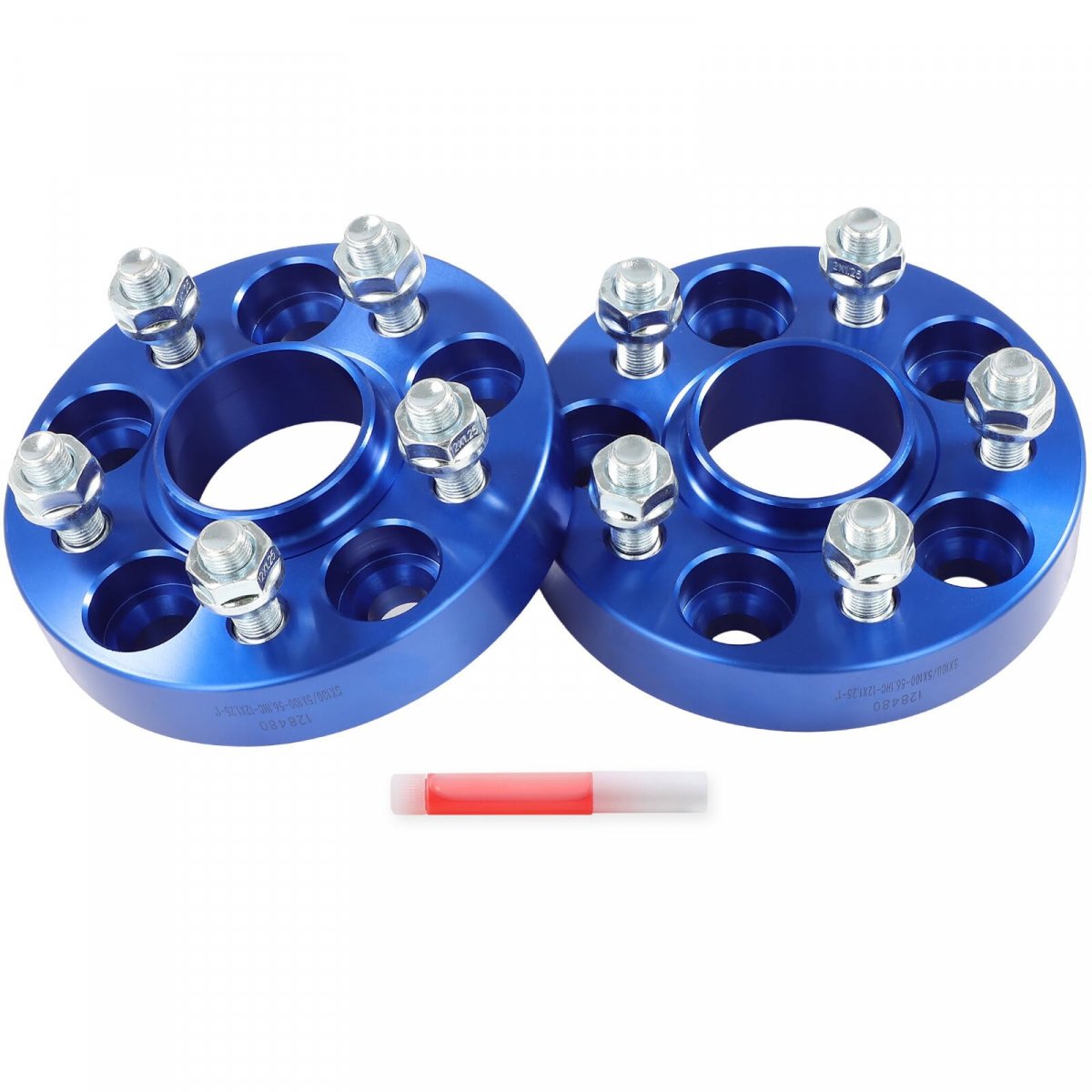 2x 1 Inch 5x100 To Wheel Spacers With Thread Pitch 12x1 5 Bore Size 56 1mm For 2013-2023 Subaru Brz 2000-2014 Outback 2022-2022