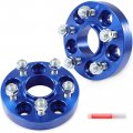 2x 1 Inch 5x100 To Wheel Spacers With Thread Pitch 12x1 5 Bore Size 56 1mm For 2013-2023 Subaru Brz 2000-2014 Outback 2022-2022