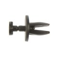 Nylon Push In Rivets 8mm Hole Size Black 25 Pieces Replacement For 14019226 14071289 