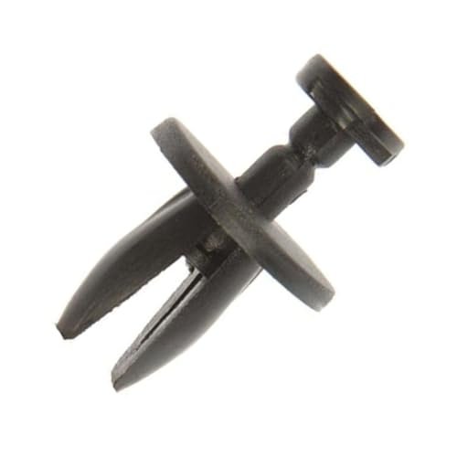 Nylon Push In Rivets 8mm Hole Size Black 25 Pieces Replacement For 14019226 14071289