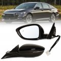 Lqito Left Driver Side Mirror Fits 2018-2022 Honda Accord With Power Glass Heated Blind Spot Detection Turn Signal And Manual 