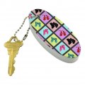 Cute Shoes Pattern Floating Keychain Oval Foam Fishing Boat Buoy Key Float For Water Sports 3 2 In X 1 4 0 8 