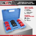 Abn Universal Fork Seal Driver Set 14 Pc Installer Interchangeable Drivers 35-50mm