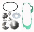 Front Clutch Variator Kit With Belt And Gasket For Jonway Gator Agility 50 Grace 50cc Scooters Short Case Models 10 In Wheels 