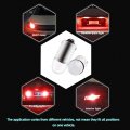 Gll Ba9s Bayonet Ba9 53 57 1895 64111 T4w Led Light For Car License Plate Dashboard Bulb 3030 Chip Red Dc12v 1w Pack-10