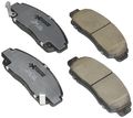 Z26-787 Performance Carbon Fiber Ceramic Front Brake Pads With Installation Hardware For Honda Accord Acura Tl Rl Tsx Csx And 