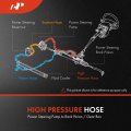 A-premium Power Steering Return Hose Line Assembly Compatible With Bmw 320i 2001-2005 323ci 2000 323i 328i 1999 325ci 325i