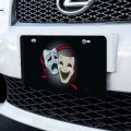 Graphics More Drama Comedy Tragedy Masks Theater Novelty Metal Vanity Tag License Plate 