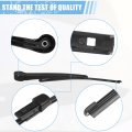 Acropix Rear Windshield Wiper Blade Arm Set Back Assembly Replacement Fit For Vw Tiguan 2018-2023 Touareg Pack Of 3