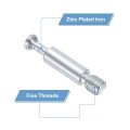 10pcs 32mm Furniture Connecting Fittings Thread Bolts Dowels Screws Metal Dowel Fitting Fasteners For Cabinet Drawer And