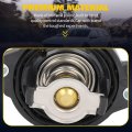 Ocpty Thermostat Housing Fit For Chrysler 300 2011-2018 For Dodge Challenger Charger Engine Coolant Assembly Replaces 5184977ae