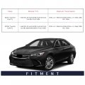Spieg To1320375 Driver Side Mirror Replacement For Toyota Camry 2016-2017 Power Heated Blind Spot Monitoring Paintable Black Lh