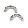 Niche Cycle Supply Rear Grooved Brake Shoes For Suzuki Lt-f 250 Quadrunner 88-02