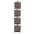 Front Brake Pads For Mercedes Benz Clk350 2006 2007 2008 2009 Low Metallic Friction Electronic Pad Wear Sensor 5000 Advanced 