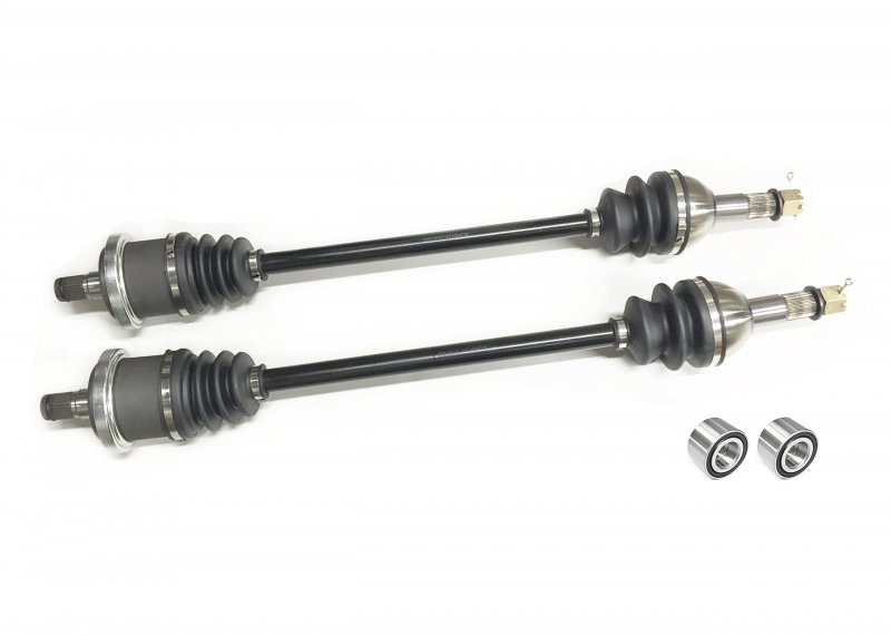 Atvpc Rear Cv Axle Pair With Wheel Bearings For Can-am Maverick 1000 Std Xrs 2013-2015