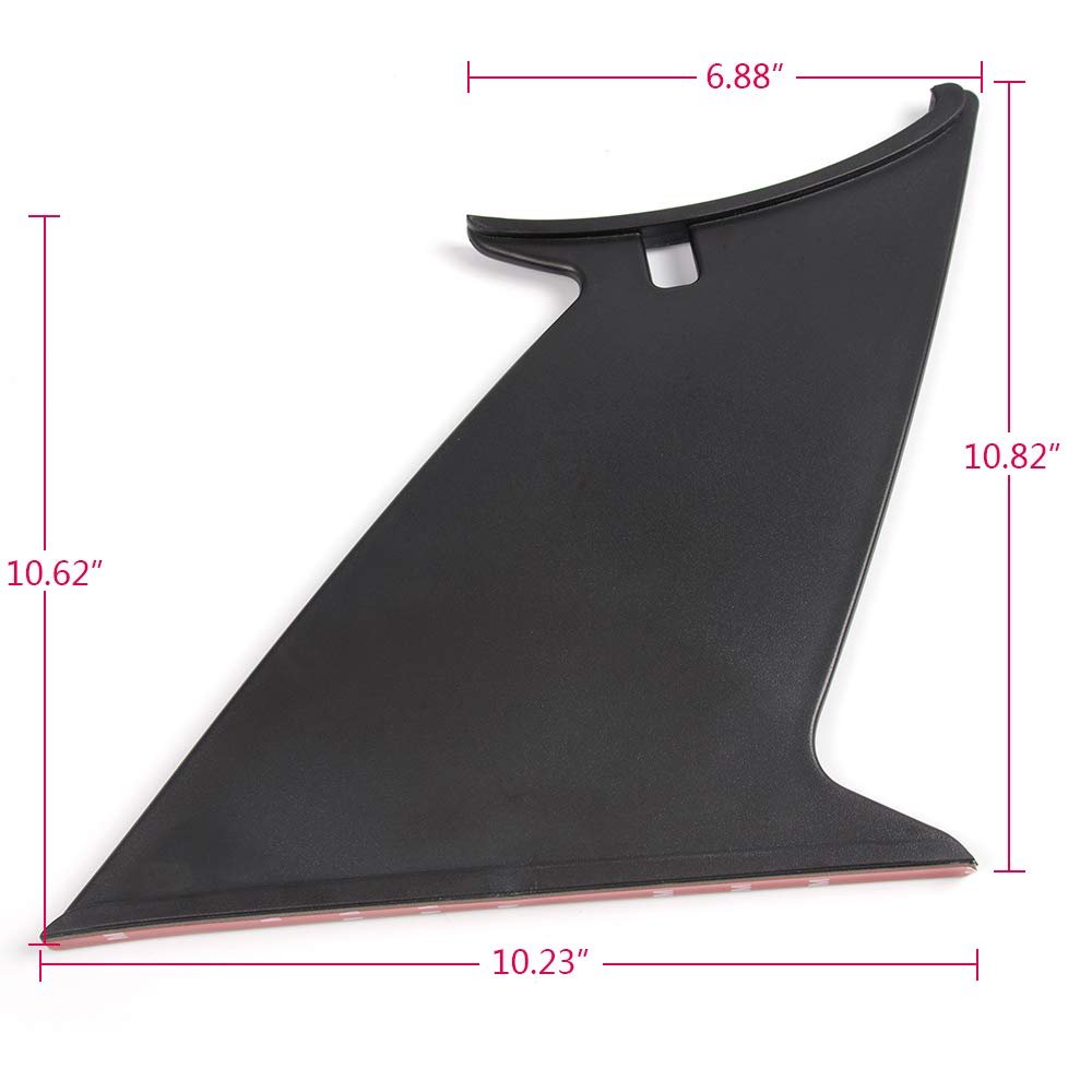 Performance Rear Spoiler Wing Stabilizer For 2015-2018 Sti Sedan 4pcs Set Impreza Wrx
