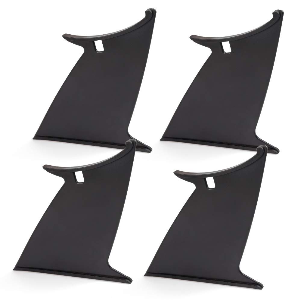 Performance Rear Spoiler Wing Stabilizer For 2015-2018 Sti Sedan 4pcs Set Impreza Wrx