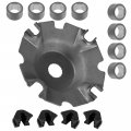 Caltric Face Drive Moveable Plate Damper And Roller Compatible With Arctic Cat Wildcat 1000 2012-2013