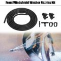 X Autohaux Front Windshield Washer Nozzles Kit For Toyota Solara 2004008 2 2 Meters Hose With 2pcs Connectors Replaces
