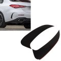 Front Bumper 2pcs Rear Air Vent Spoiler Left Right Glossy Black Replacement For C Class W206