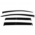 Window Visors For 2013-2015 Chevy Spark Hatchback 4dr Slim Line Tape On- Smoke Tint Acrylic By Ikon Motorsports 2014 