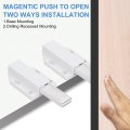 6 Pcs Magnetic Push Latches For Cabinet Door 3x1 81 Inch To Open Latch Hardware Hidden Release Drawer Pull On Closet Touch