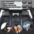 Universal Car Headrest Covers 4 Pack Soft Breathable Fabric Seat Protector For Cars Trucks And Suvs Gray 9 06 In By 84