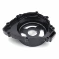 Httmt- Black R1 Clear See Through Cnc Hollow Stator Engine Cover Crankcase Case Left Compatible With Yamah Yzf R1 2009-2014 P N