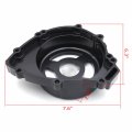 Httmt- Black R1 Clear See Through Cnc Hollow Stator Engine Cover Crankcase Case Left For Yamah Yzf R1 2009-2014 P N