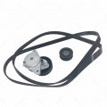 Tom Serpentine Belt Tensioner Idler Pulley Drive Kit For Chrysler Mercedes Benz