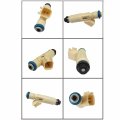 6pcs Yl8e-c7b Fuel Injector For 2001-2003 Ford Escape Taurus Mazda Tribute 195500-3520 195500-3521