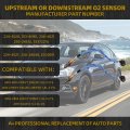 Dasbecan Oxygen O2 Sensor 234-4528 234-4527 2pcs Upstream Downstream For 20-2016 Chevrolet Chevy Cruze Limited 1 8l 2012-2018