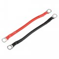 2pcs 6 Awg Gauge 8mm Ring Terminal 15cm Fully Assembled Battery Cables Wire For Car Truck Rv Camper Black Red 