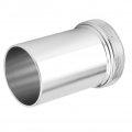 Aluminum Gas Filler Neck And 2in Weld On Weld Fuel Tank Parts Car Refitting Black Silver Silver