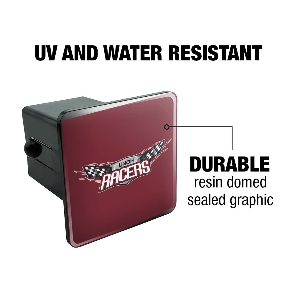 Graphics More University Of Northwestern Ohio Primary Logo Tow Trailer Hitch Cover Plug Insert 2