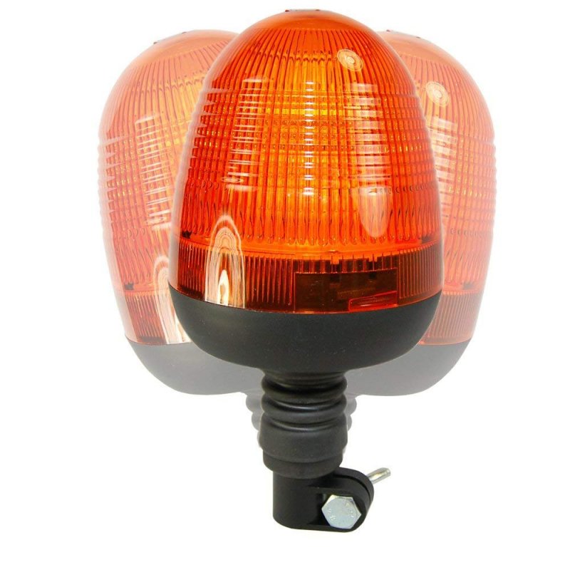 Hqrp Low Profile Amber Mini Beacon Emergency Flashing Strobe Lamp 360 Degrees Lighting