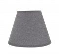 Aspen Creative 32625 Transitional Hardback Empire Shaped Spider Construction Lamp Shade In Grey 12 Wide 6 X 9 