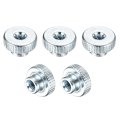 Knurled Thumb Nuts 5pcs M3 X 11 6mm Carbon Steel Nut Adjusting Round Knobs Fasteners For 3d Printer Parts Blue White 