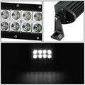 7 2-row Spot Beam 24w 8 Leds Driving Work Light Bar For Offroad Suv Atv Boat