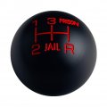Dewhel Weighted Round Black Jail Prison 5 Speed Shift Knob M10x1 25 M8x1 M12x1 