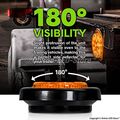 True Mods 4pc 2 In Amber Round Led Trailer Clearance Side Marker Lights Dot Fmvss 108 Compliant Submersible Waterproof 
