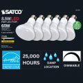 Satco S11470 Wide Range Led Reflector 8 5br30 Led27 120v 6pk 8 5 Watt Br30 2700k 80 Cri Medium Base 120 Volts Dimmable For Use