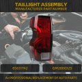 Left Driver Side Tail Light Assembly For 2023 2024 2025 2026 Chevy Colorado Lt Work Truck Trail Boss Halogen Rear Lamp Replace