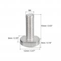 Uxcell T-slot Bolts 5pcs M5x16mm Slot Drop-in Stud Sliding 304 Stainless Steel Shape Screws For T Track
