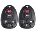 Ocpty 2x Uncut Keyless Entry Remote Control Key Fob Transmitter Replacement For Buick Allure Lacrosse For Chevy Cobalt Malibu