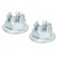 Front Axle Nuts For Honda Foreman 400 450 500 Fourtrax 300-4x4 Rancher 350 420-4x4 Rincon 650 680 Rubicon Trx350 Oem