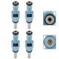 4 Holes 4pcs Replacement Fuel Injectors Compatible For 2000-2001 Audi Tt 8l 2000-2002 Quattro 1 2002 Infiniti G37 Fj1021 