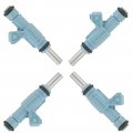 4 Holes 4pcs Replacement Fuel Injectors Compatible For 2000-2001 Audi Tt 8l 2000-2002 Quattro 1 2002 Infiniti G37 Fj1021
