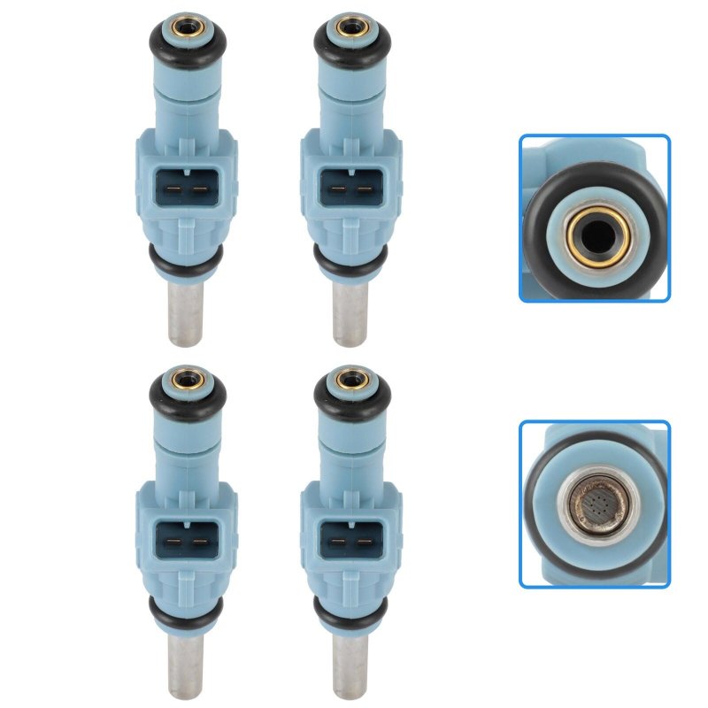 4 Holes 4pcs Replacement Fuel Injectors Compatible For 2000-2001 Audi Tt 8l 2000-2002 Quattro 1 2002 Infiniti G37 Fj1021